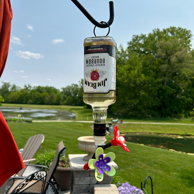 Turn Your Own Recycled Bottles into The Best Hummingbird Feeder!