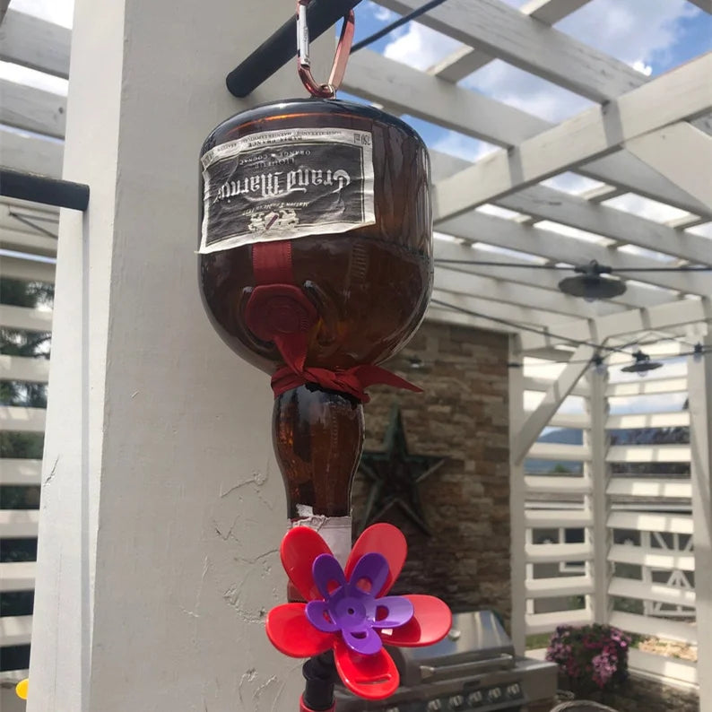 Turn Your Own Recycled Bottles into The Best Hummingbird Feeder!
